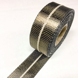 Basalt / Hemp Twin Band Uni Tape 260g/m2 50mm