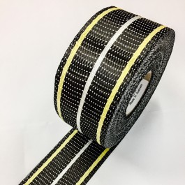 Carbon / Kevlar / Glass Uni Tape 200g/m2 65mm