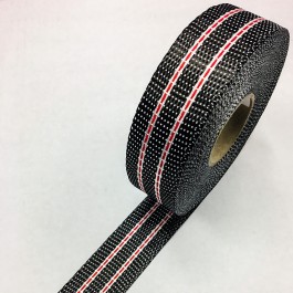 Carbon / Eglass Uni Tape Red Tracer 225g/m2 40mm **On Sale** Carbon / Eglass Uni Tape Red Tracer 225g/m2 40mm **On Sale**