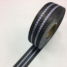 Carbon / Eglass Uni Tape Blue Tracer 225g/m2 40mm **On Sale** Carbon / Eglass Uni Tape Blue Tracer 225g/m2 40mm **On Sale**