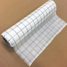 Fibreglass Woven Fabric Plain 4oz x 25" Basalt + Innegra Large Grid