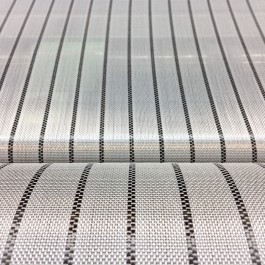 Fibreglass Woven Fabric Plain 4oz x 30" Carbon Insert 20mm