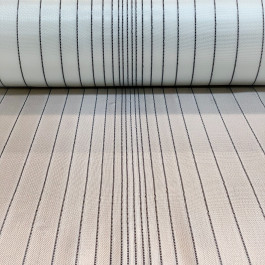 Fibreglass Woven Fabric Plain 4oz x 30" Carbon / Innegra Warp Progressive