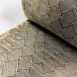 Innegra / Basalt Woven Fabric Honeycomb Twill 5.5oz x 27"