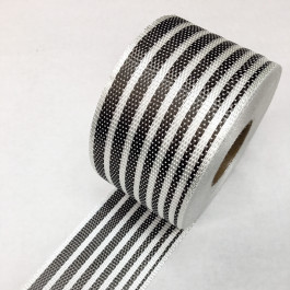 Carbon / Eglass Premium UD Tape 7 Stripe Gradient 200g/m2 80mm