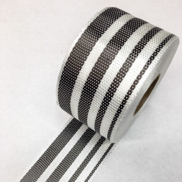 Carbon / Eglass Premium UD Tape 4 Stripe Gradient 200g/m2 85mm