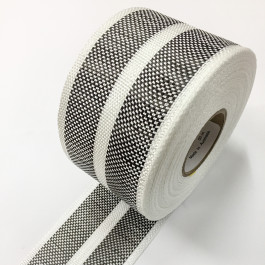 Carbon / Eglass Hybrid Tape Double Band 200g/m2 80mm