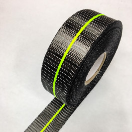 Carbon Uni Tape Twin Band Lime 200g/m2 45mm  **On Sale**