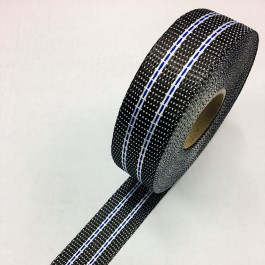 Carbon / Eglass Uni Tape Blue Tracer 225g/m2 40mm