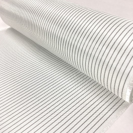 Fibreglass Woven Fabric Plain 4oz x 39" Carbon Warp Insert 10mm