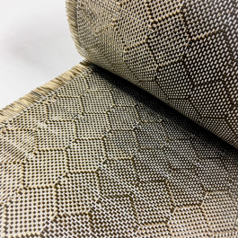 Innegra / Basalt Woven Fabric Honeycomb Twill 5.5oz x 27"