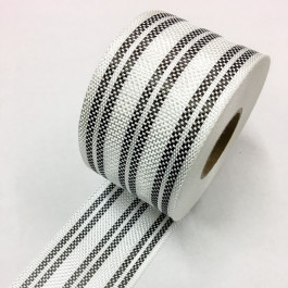 Carbon / Eglass Hybrid Tape 6 Band 195g/m2 80mm 