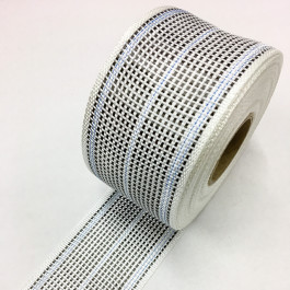Carbon / Eglass Hybrid Woven Tape 180g/m2 80mm Isacord Blue Tracer  **On Sale**