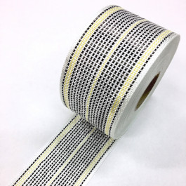 Carbon / Eglass Hybrid Woven Tape 175g/m2 80mm Yellow Tracer  **On Sale**