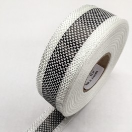 Carbon / Eglass Hybrid Tape Single Band 180g/m2 40mm 