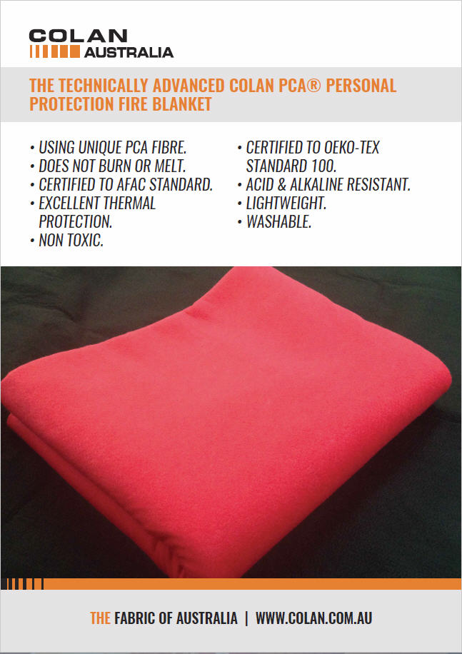PCA Fire Blanket Brochure