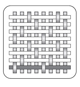 Satin Weave Diagram